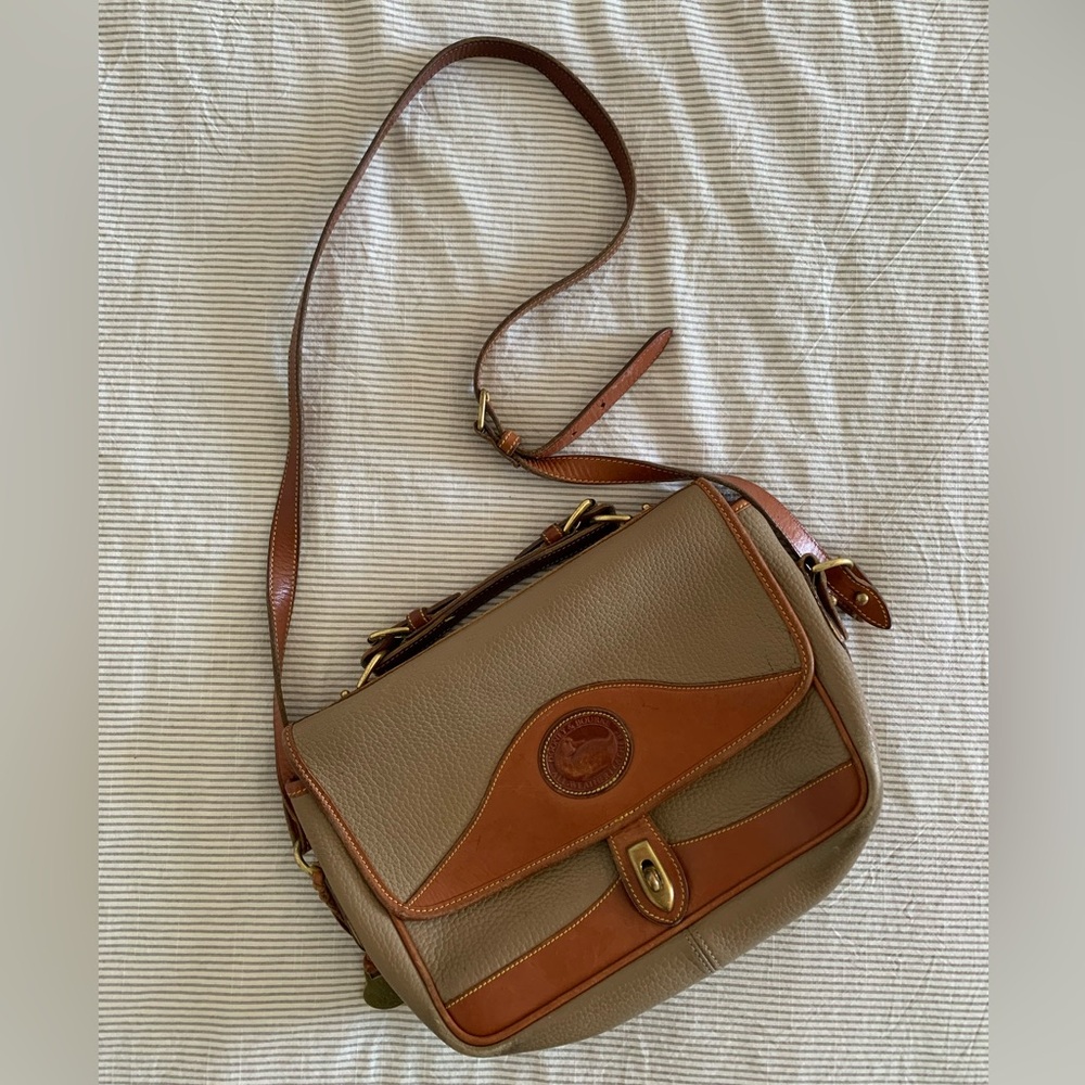 Dooney & Bourke Vintage Leather Messenger Crossbody